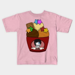 smile ice cream Kids T-Shirt